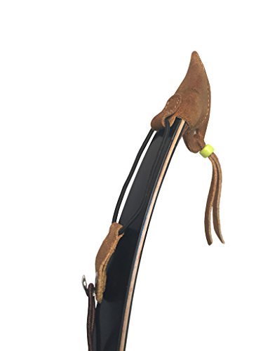 Longbowmaker Archery Bowstring Keeper (Brown) Prevents Bowstrings From Getting Loose And Knotted #TOP14