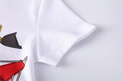 Toddler Boy Clothes Kids Summer Cotton Outfits Shirt Short Sets Size 2-74