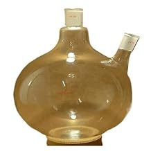 5000ml,24/40,2 Neck,Round Bottom Glass Flask,5L,Twins Neck,Lab Chemistry Bottle