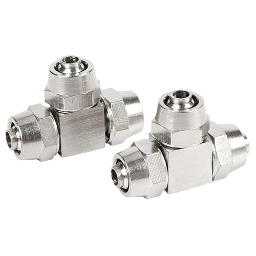 Conector neumático de 3 vías para proyectos de bricolaje y mantenimiento de compresores de aire 2