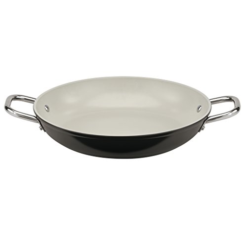 Paderno World Cuisine 14 – 1/8-inch con Revestimiento de cerámica sartén para Paella