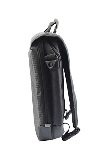 Porte-documents pour homme grand format noir zippé Hol645 - 4