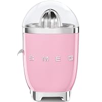 SMEG CJF11 Citrus Juicer, Electric Citrus Press with Stainless Steel Reamer, Anti-Drip Spout, 50's Style