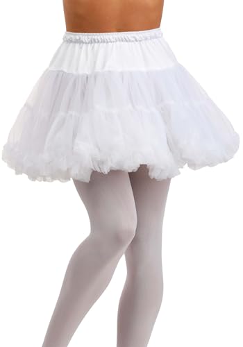 Jupon court blanc anti-affaissement pour déguisement et cosplay réussi