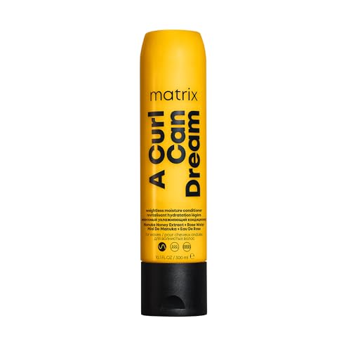 Matrix, Balsamo Idratante Professionale per Capelli Mossi, 24h di Idratazione, Capelli mossi definiti fino a 48h, Con Estratto di Miele di Manuka e Acqua di Rose, A Curl Can Dream, 300 ml