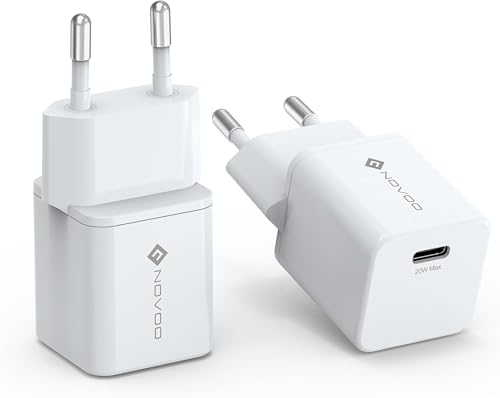 Cargador USB C de 100W inteligente NOVOO con triple puerto para carga simultánea