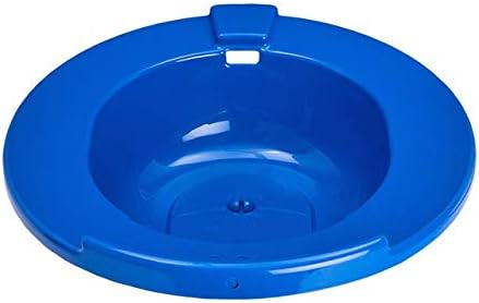 GME Sitz Bath - Over The Toilet Perineal Soaking Bath,Sitz Bath Tub Toilet Seat for Pregnant Woman Puerpera Hemorrhoids Treatment Fissure Pain Relief for Men Women Adults
