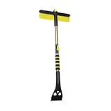 JFYUJHSGN Car Snow Brush for Hyundai Kona I Kona II Terracan Venue Veracruz, 2-in-1 Car Snow Brush and Ice Scraper with 360° Rotating Head, Extendable Handle for Car SUV Truck