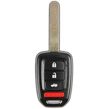 KeylessOption Key Fob Replacement for 2016 2017 2018 2019 2020 Honda Accord Civic Keyless Entry Remote, 4-Button MLBHLIK6-1TA