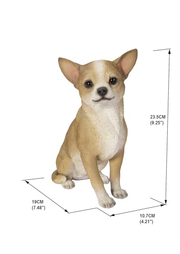 Estatua de perro Chiwawa miniatura 2