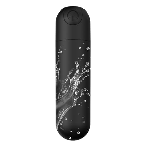 Percussion Handheld Electric Back Massager - Rechargeable&Waterproof Handheld Deep Tissue Neck Back Massager for Shoulder(Black)