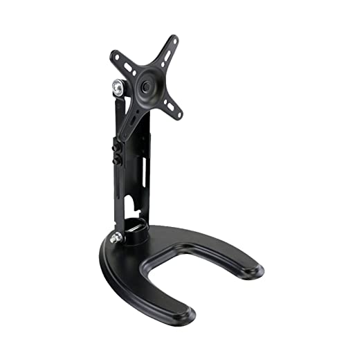 Soporte de monitor con rotación 360 y base ajustable estable