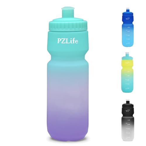 PZLife BPA-Free 24oz Bike Water Bottle with Leakproof Lid