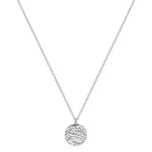 Fettero Pendant Necklace Gold Choker Layered Coin Open Karma Circle Full New Crescent Moon 14K Gold Plated Dainty Simple Moon Phase Jewelry for Women Gift