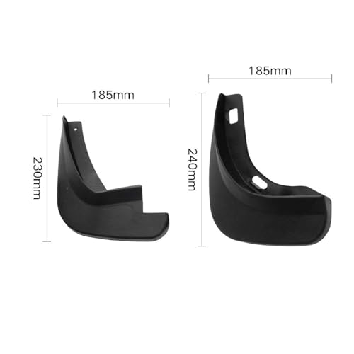 Guardabarros traseros y delanteros para Ford S-MAX 2006-2014, faldillas antibarro coche 5