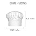 HIC Kitchen Kid’s Chef’s Hat, Heavyweight Cotton Twill