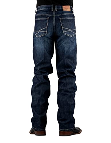 Stetson Western Jeans Mens 1520 Fit 35 x 34 Blue 11-004-1520-4072 BU3