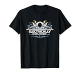 Elektrisch geneigter Elektriker Ohm Symbol Handel T-Shirt