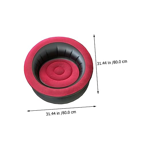Asiento hinchable portátil y resistente PRETYZOOM sofá inflable de PVC plegable exterior 7