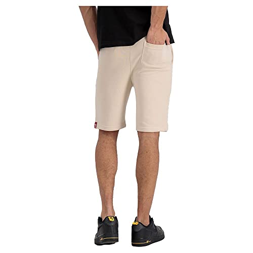 Alpha Industries Basic Short SL Short für Herren Jet Stream White – Ansicht 2