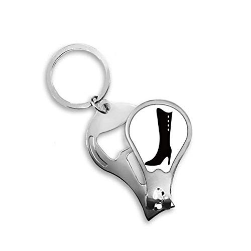 Toenail Clipper DIYthinker avec silhouette de bottes noires pour pédicure
