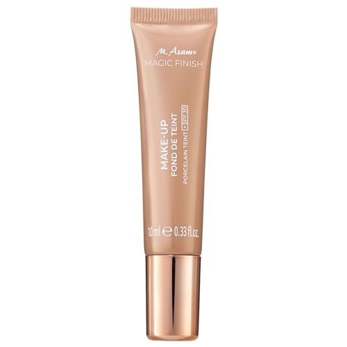 M. Asam Magic Finish Make-up Mousse Porcelain Teint LSF 30 Probe (Tube 10ml), 4-in-1: Primer, Puder & Concealer mit optimaler Deckkraft & mattem Finish - für helle Haut.