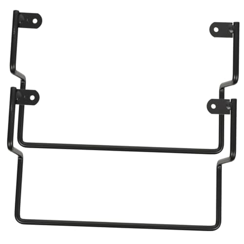 JEWEDECO 2pcs Mattress Stoppers in Iron for Bed Frame Anti Slip