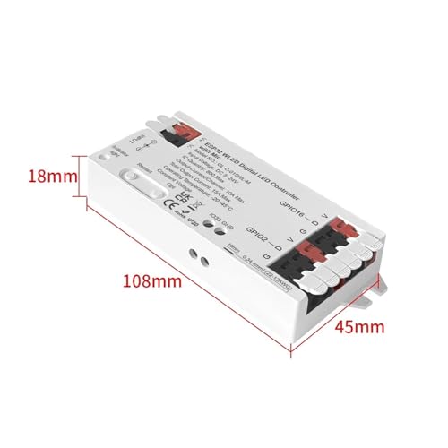 Contrôleur ESP32 WLED pour synchroniser facilement vos bandes LED WS2815 WS2812B