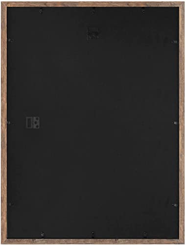 Golden State Art, 18X24 Picture Frame - Wide Molding - Wood Grain Rustic Style - Great For Displaying Pictures, Puzzle, Poster, Artwork (Brown, 2 Pack) #TOP4