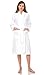 TowelSelections Women's Robe Turkish Cotton Terry Kimono Bathrobe Medium/Large White