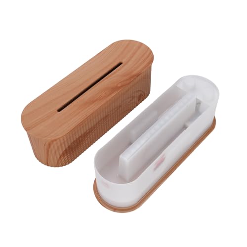 Difusor aromático eléctrico con luz LED madera 25dB ultra silencioso miniatura 5
