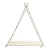 HNXCBH Decorazioni for la casa cremagliera scaffalature in Legno mensola Mobile pianta Flower Pot Premium Legno Altalena appesa Corda Parete Artigianato Mensole Mensole da Muro Design Soggiorno