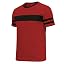 Red - 3 Striped Short Sleeve