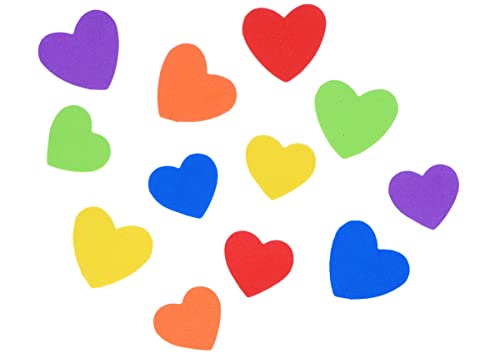 INNSPIRO Corazones de goma EVA adhesiva medidas surtidas 25mm., 3...