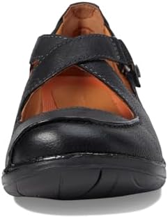 Clarks Women's Un Loop Strap Mary Jane Flat, Black Leather, 9 | Image 5