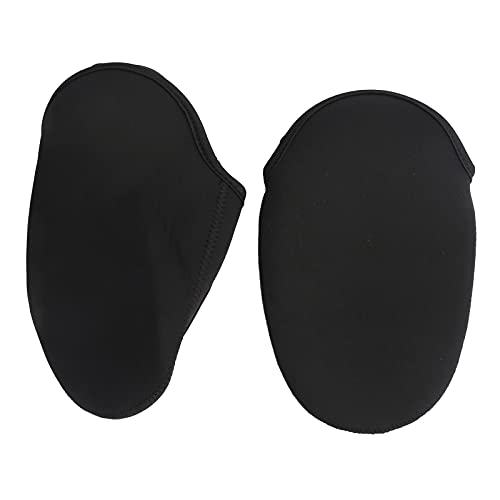 Cubiertas para la punta del calzado de ciclismo, impermeables y cortaviento, para calor y protección, cubremitad ajustable para ciclismo al aire libre, de neopreno negro para entusiastas (2,0 oz) miniatura 4