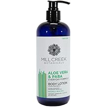 Mill Creek Botanicals Aloe Vera & Paba Lotion 14 oz, Pack of 2