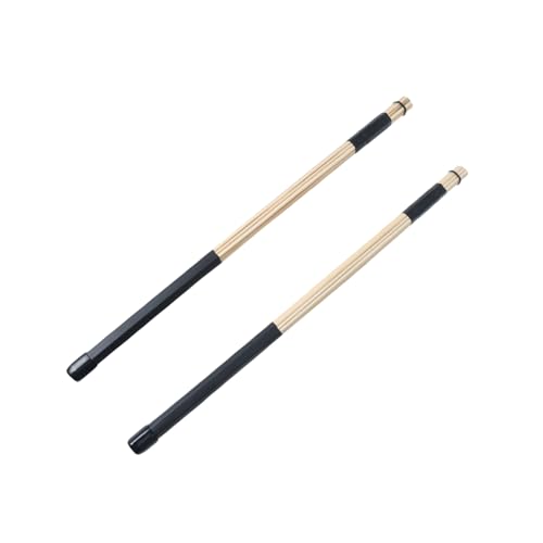 Par de baquetas de bambú para jazz 40 cm ligero miniatura 1