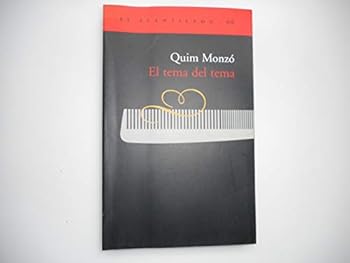 Paperback El tema del tema [Spanish] Book