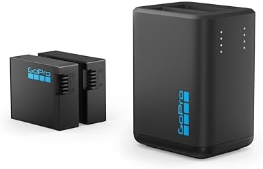 GoPro Dual Battery Charger + 2 Rechargeable Enduro Batteries (HER...