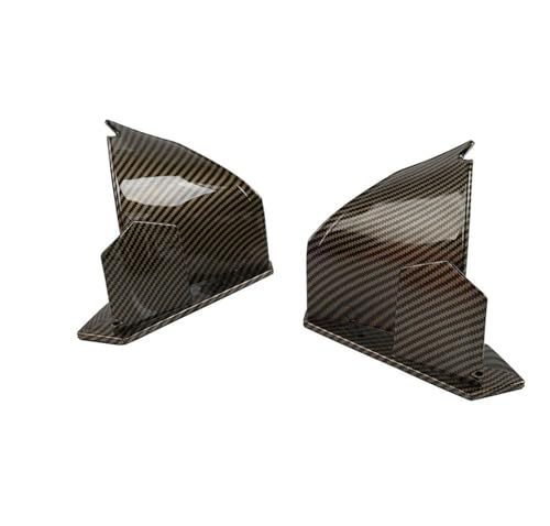 Aileron moto pour BMW S1000RR 2009-2014 carénage fixe aspect fibre de carbone marron
