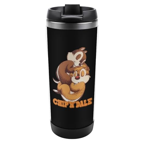 水筒 魔法瓶 チップとデール ステンレスボトル 断熱カップ ウォーターボトル コーヒーカップ 保温コップ 蓋付き 保温保冷 ステンレス鋼 おしゃれ 二重構造 プレゼント 380ml 大人 子供用