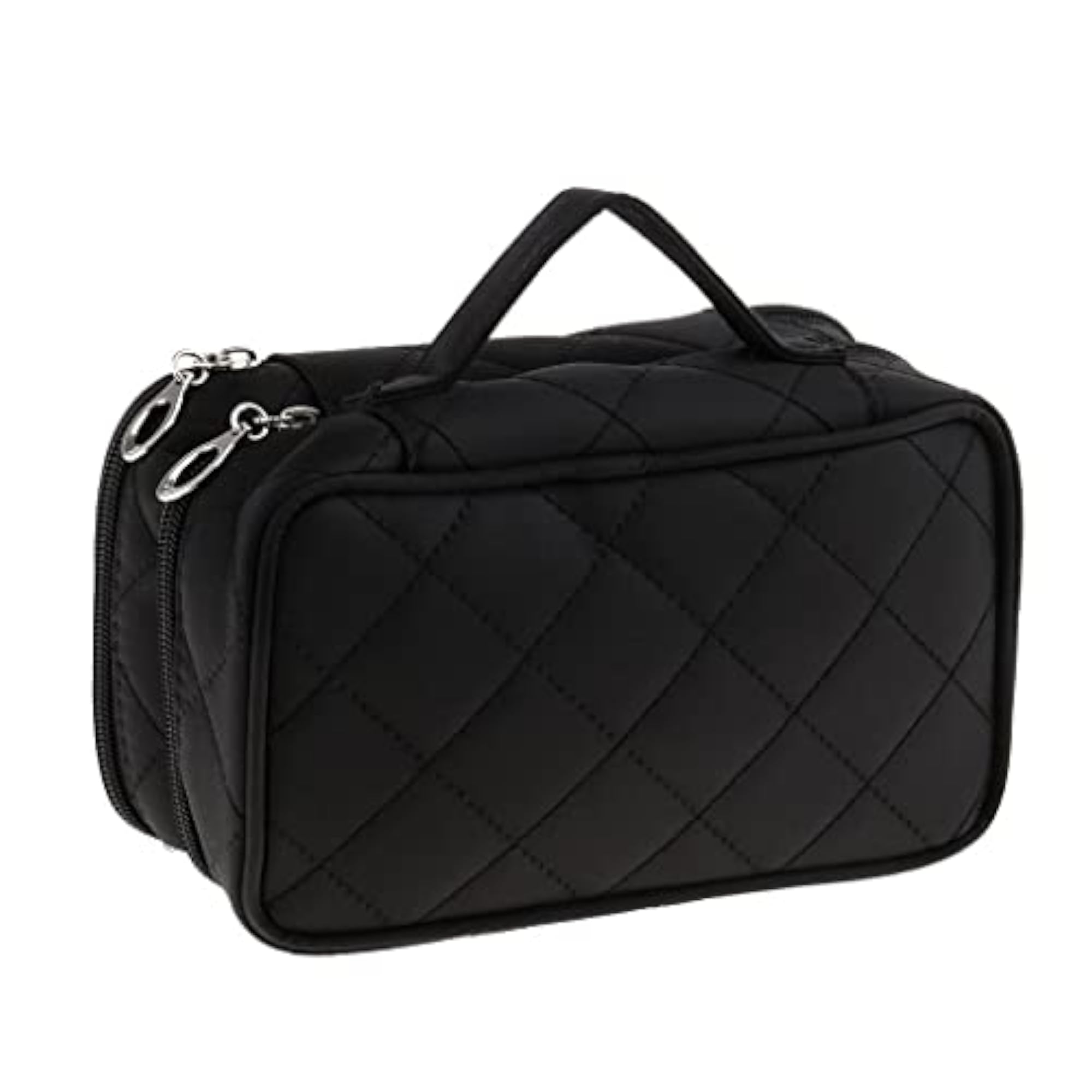 2 Layered Waterproof Travel Organizer Cosmetic Bag