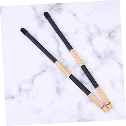 Levemolo Drum Set Mallets 3 Pairs Bamboo Drumsticks Brush Percussion Drumsticks for Drummers miniatura 5