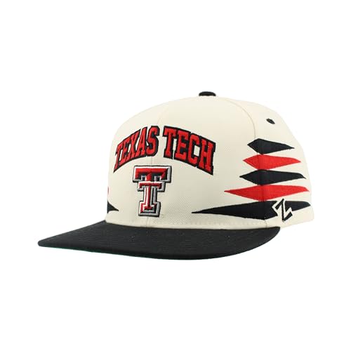 Texas Tech Red Raiders NCAA Officially Licensed Hat Flat Snapback Z11 Retro Diamond