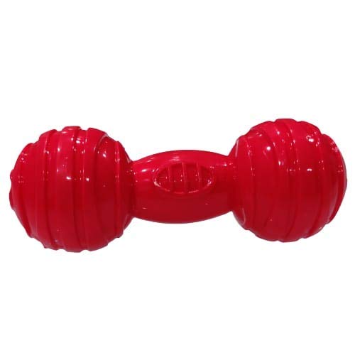 Pet Guard Red Extra Strong Rubber Dumble Toy for Puppy and Dog (B08X6ZYQGY) Amazon Price History, Amazon Price Tracker