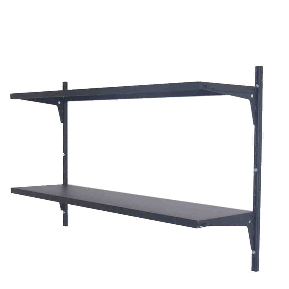 Element System Regal-Set Office 1 RS50, schwarzmatte Ausführung, 828 x 496 x 220 mm