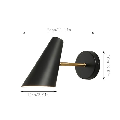 Lámparas montadas en el interior de estilo nórdico y luces de dormitorio con foco ajustable 4