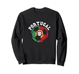 Portugal Fútbol Balón Portugal Bandera Portuguesa Selección Nacional Sudadera