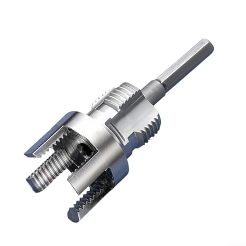 Vasiumic Lot de 4 forets de filetage en acier à haute teneur en carbone pour plomberie, installation et réparation de travaux de plomberie